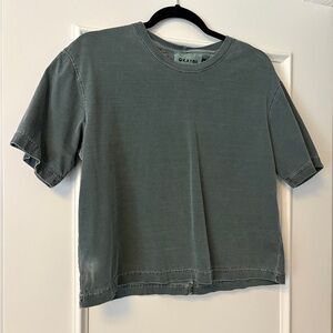 OKAYOK Vintage-Style 100% Cotton Crop T-Shirt